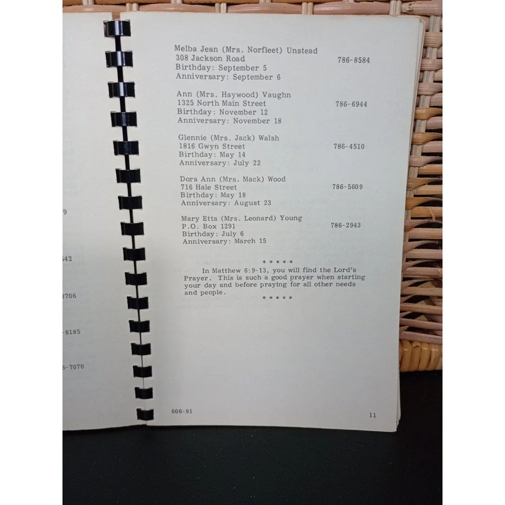 The First Baptist Church Mt. Airy Rebekah Class Cookbook North Carolina‎ 1981